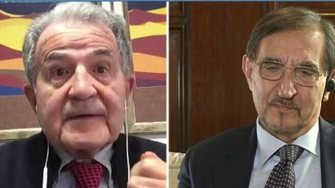 "Non diciamo...", "Non capisce". È rissa tv tra Prodi e La Russa
