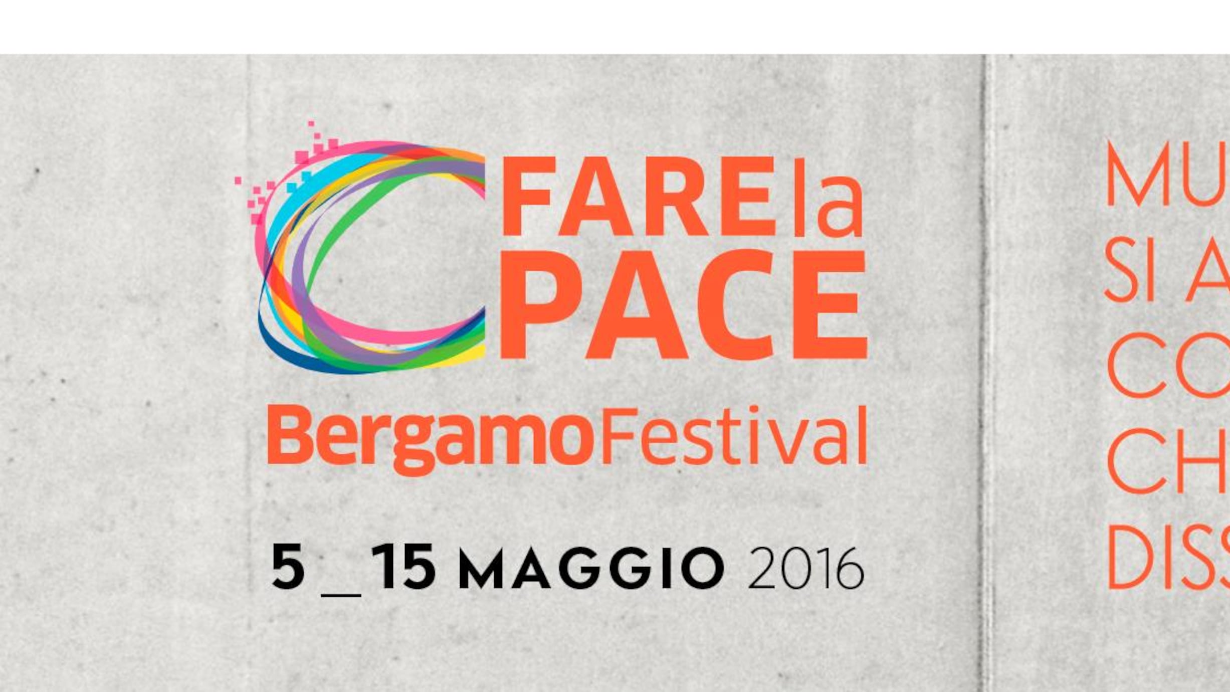 Bergamo Festival Fare la pace