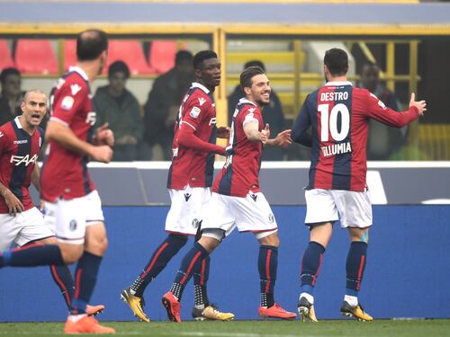 Bologna imperioso contro la Sampdoria: secco 3-0 dei rossoblù