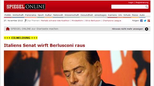 Decadenza sulla stampa internazionale 4