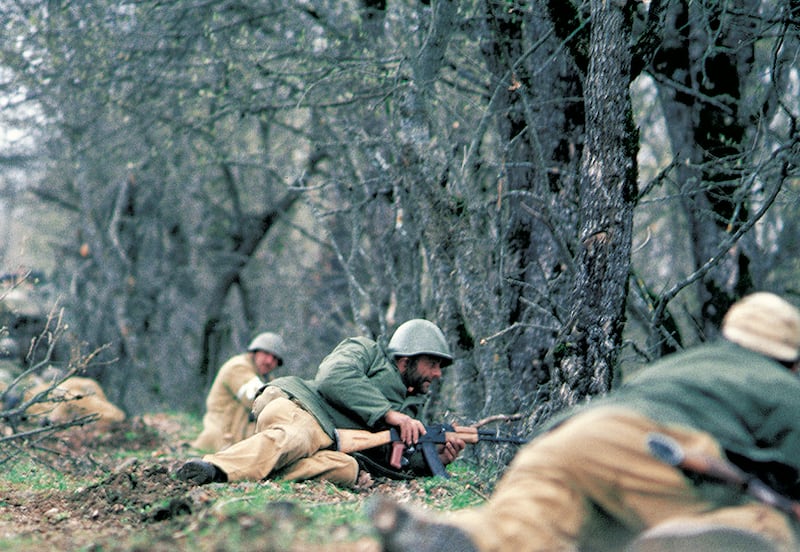 Soldati armeni in Nagorno Karabakh nel 1994. Foto: Armdesant (CC BY-SA 3.0).