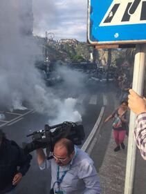 La manifestazione degli antagonisti in Sicilia contro il G7 7