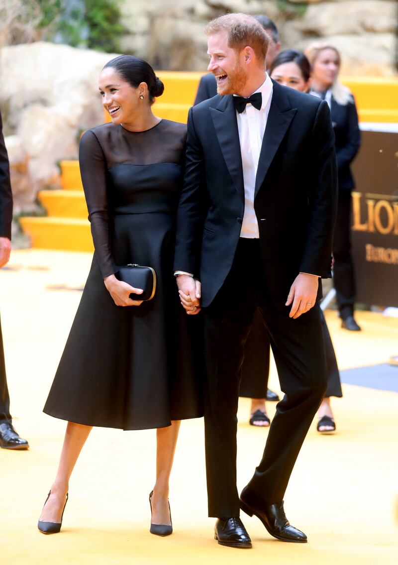 Meghan Markle e il Principe Harry alla première de "Il Re Leone": foto 9