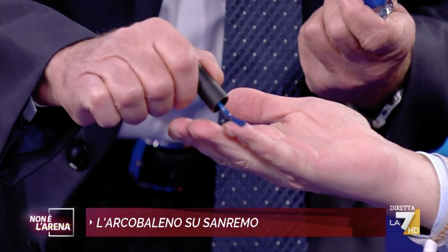 "Siamo trasgressivi". E Giletti mette lo smalto a Gasparri