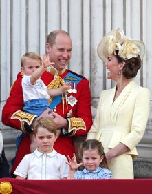 Royal Family, i Cambridge al Trooping the Colour: foto 3