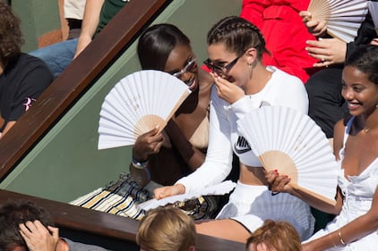 Bella Hadid al Roland Garros in versione "Basic Instinct" 4