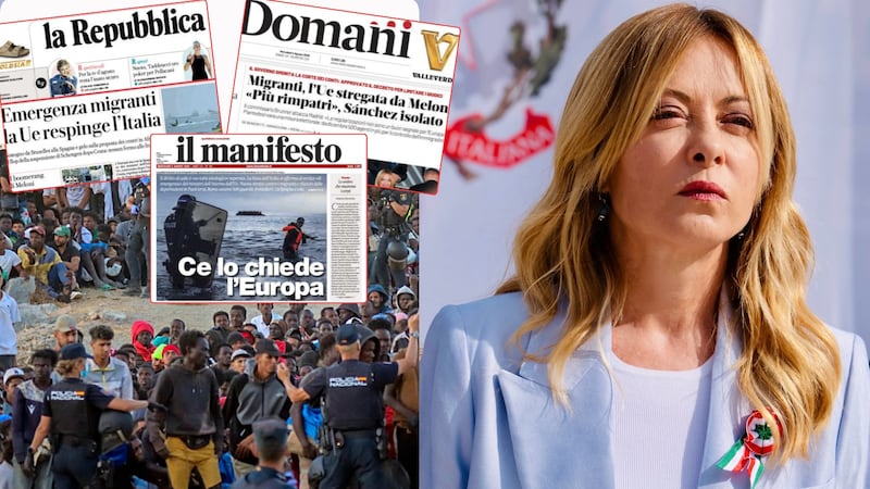 Ceuta manda in tilt la sinistra. E Repubblica, ossessionata dalla Meloni, vede una realtà che non esiste
