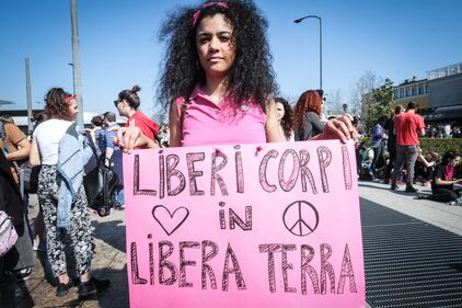 Il corteo contro il Congresso della famiglia 3