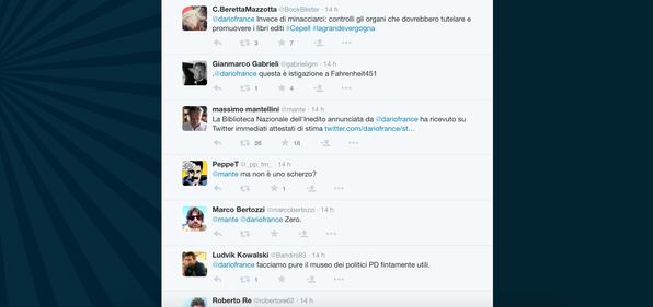 Dario Franceschini contestato su Twitter 6