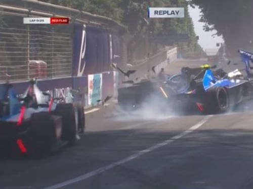 Paura in Formula E, l'incidente di Bird scuote Roma