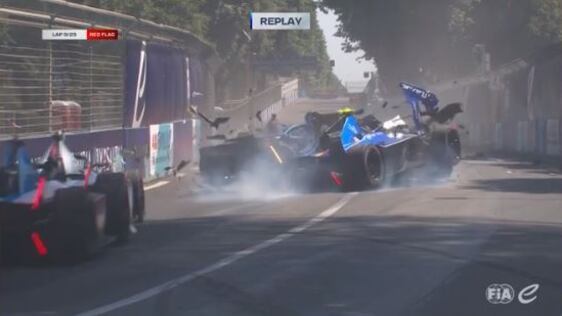 Paura in Formula E, l'incidente di Bird scuote Roma