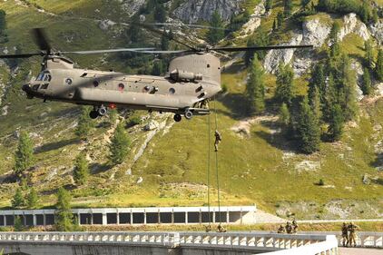 L'esercitazione Stella Alpina a Canazei 16