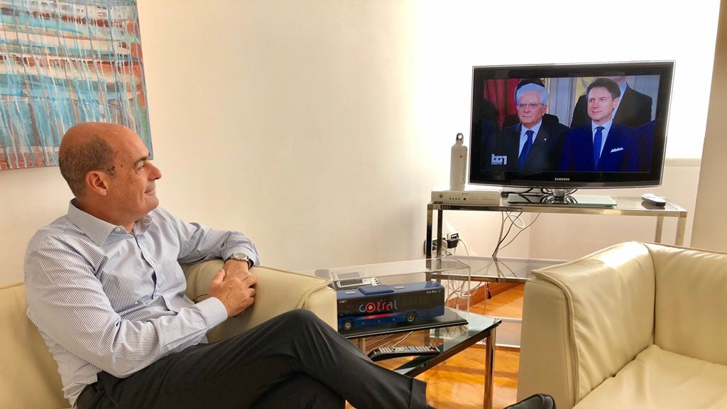 Zingaretti, avvertimento ai 5 Stelle: "Non si governa da nemici"