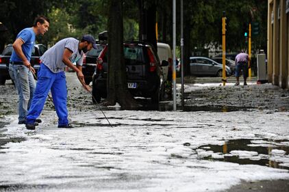Bomba d'acqua su Firenze 4