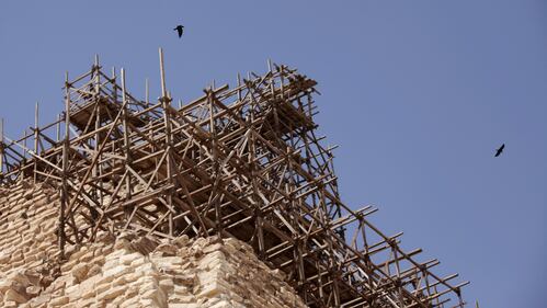 La piramide più antica d'Egitto sottoposta a restauro 1