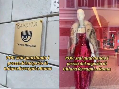 I fan non perdonano Chiara Ferragni. Negozio vandalizzato a Roma: "Truffatrice"