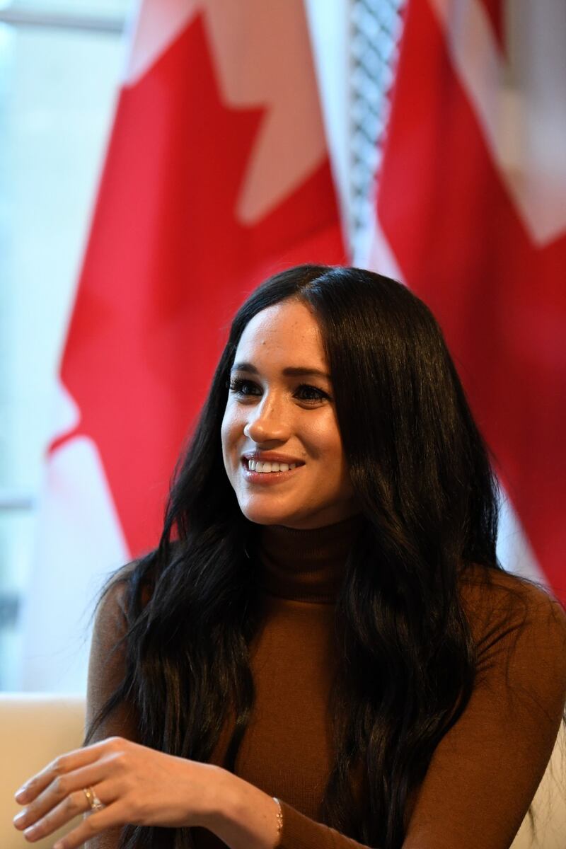 Meghan Markle e il Principe Harry alla Canada House, foto 7