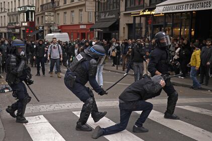 Manifestazione in Francia
