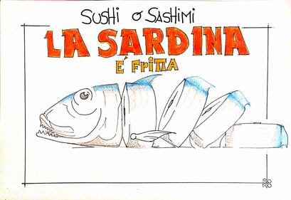La vignetta del giorno: la Sardina è fritta 1