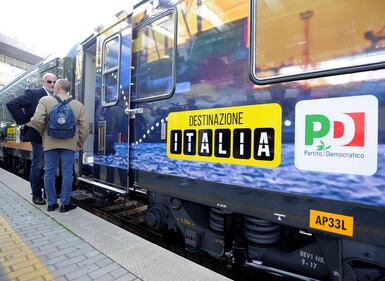 Parte il treno del Pd 1