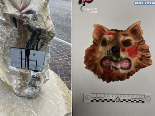 Individuato il vandalo della targa di Norma Cossetto a Cividale del Friuli: ha agito mascherato da animale