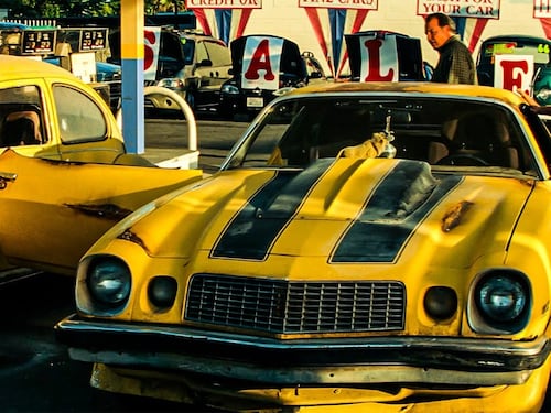 La "Bumblebee" Camaro nel Transformers di Bay