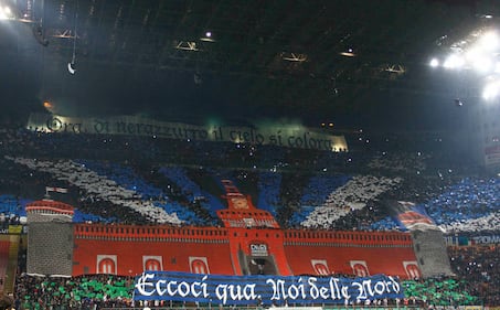 Il derby di Milano vinto dalle due curve 2