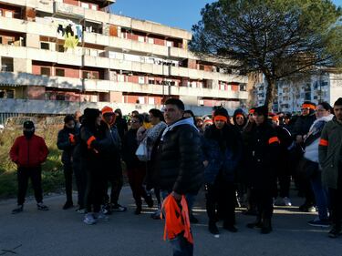 Manifestazioni contro la Lega a Scampia 12