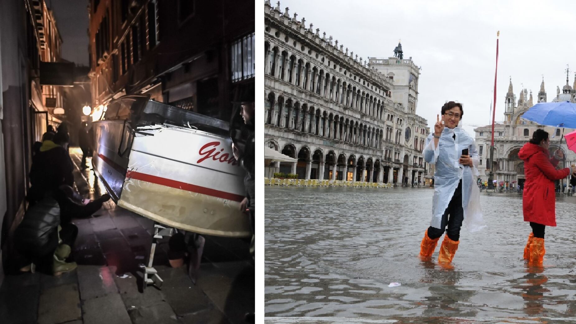 Venezia in ginocchio. E i turisti scattano i selfie