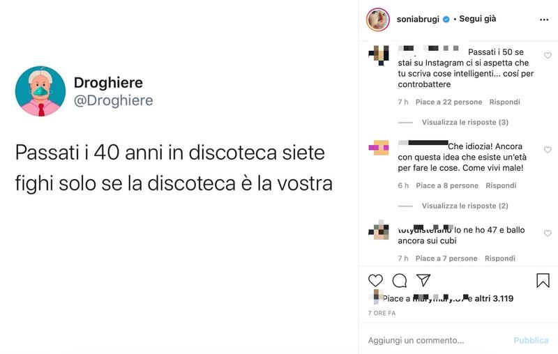 Gli hater contro Sonia Bruganelli