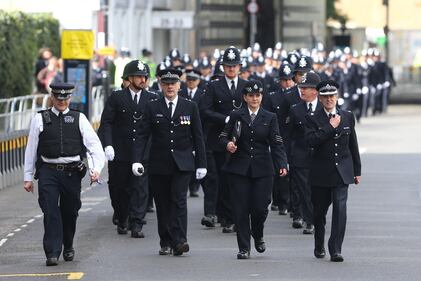 Londra, i funerali dell'agente ucciso durante l'attentato a Westminster 17