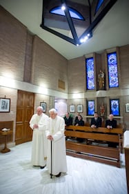 Ratzinger, dall'elezione agli incontri con Francesco 15