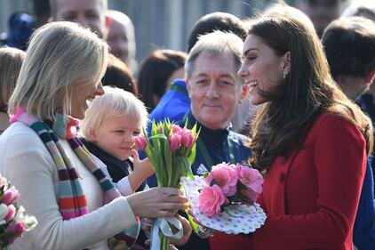 William e Kate in visita all'Irish Football Association a Belfast 6