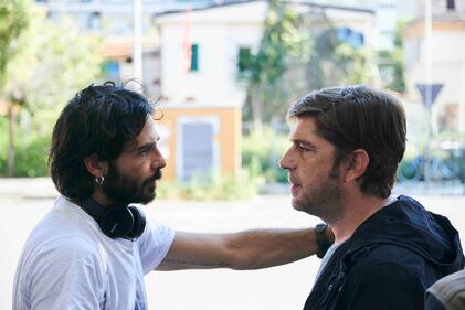 Marco Bocci sul set di "A Tor Bella Monaca non piove mai" 11