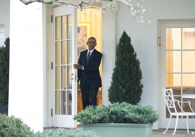 Barack Obama lascia lo studio ovale della Casa Bianca 6