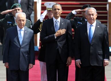 Obama arriva in Israele 3