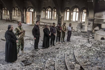 Mosul, la chiesa distrutta nella terra sottratta all'Isis 1