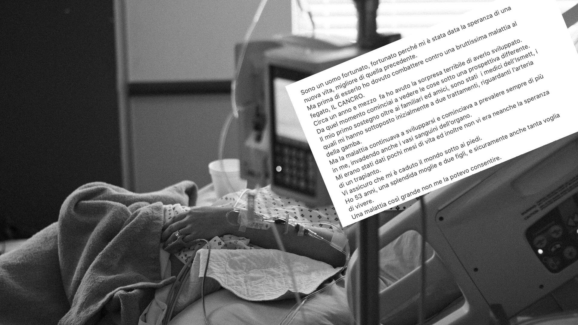 "Non si muore solo di Covid": la straziante lettera di un malato di tumore