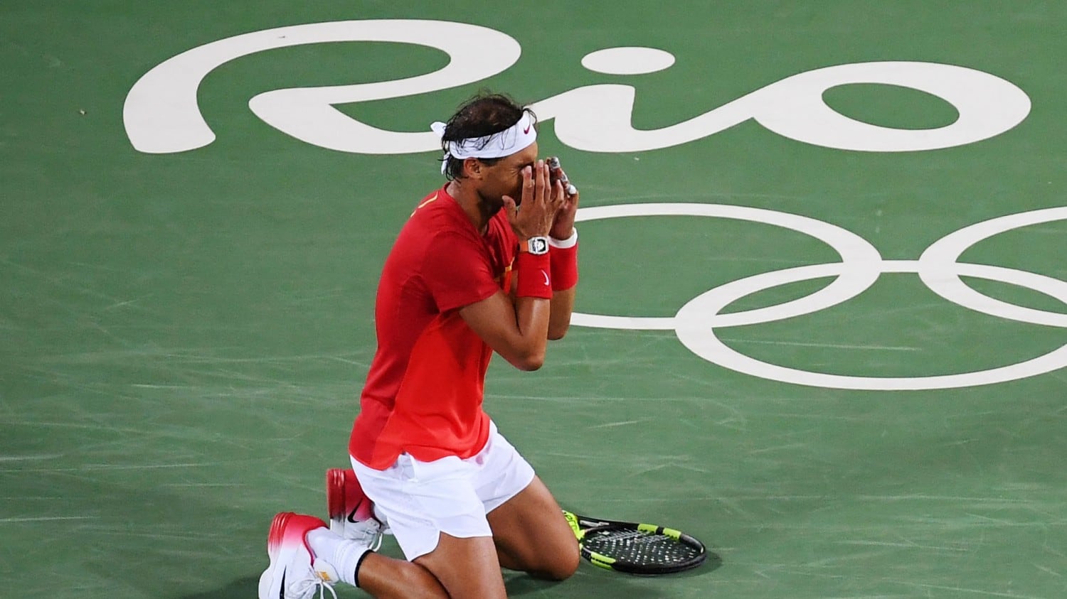 Nadal piange due volte dalla felicità per l'oro alla sconfitta che brucia
