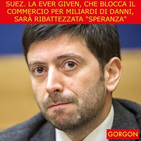 Ecco la satira del giorno. Suez. Speranza per la Ever Given 1