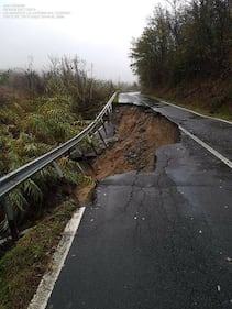 Maltempo Piemonte: fiumi in piena e frane 9