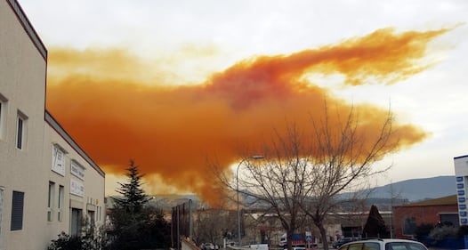 Allarme, nube tossica a Barcellona 5