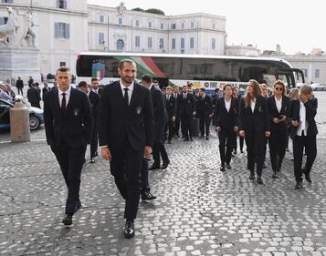 Mattarella riceve l'Italia al Quirinale: le foto della celebrazione dei 120 anni della Figc 13