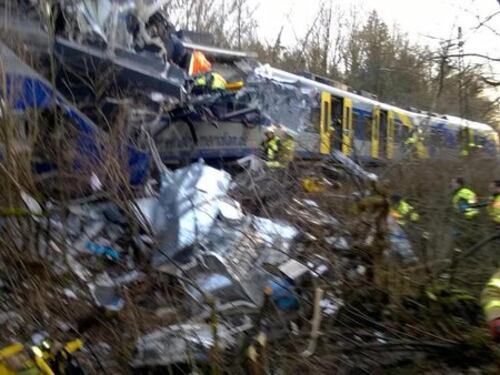 Germania, scontro tra treni in Baviera