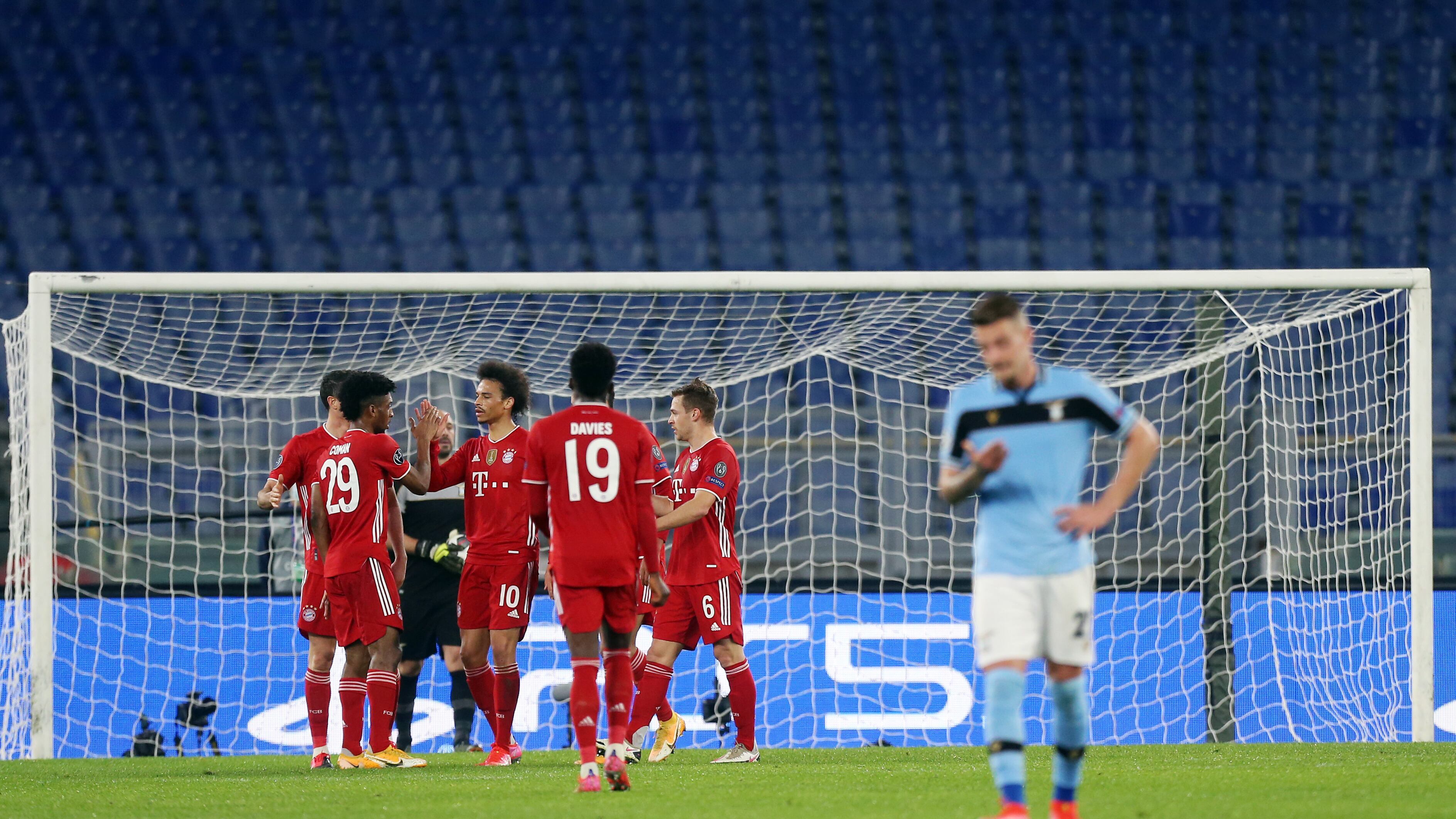 Il Bayern annienta la Lazio: 1-4 ed eliminazione dalla Champions vicina