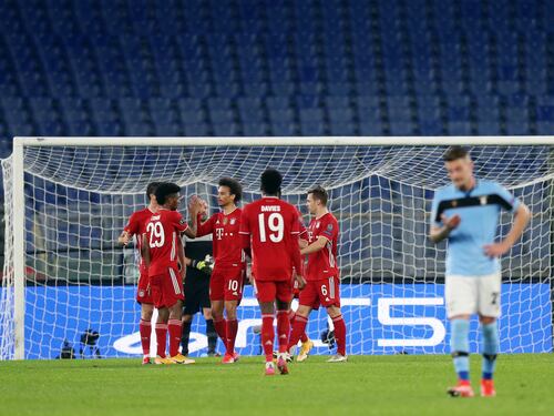 Il Bayern annienta la Lazio: 1-4 ed eliminazione dalla Champions vicina