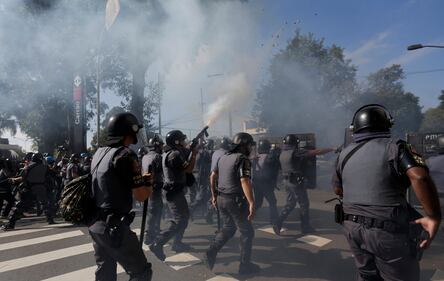 Mondiali, scontri e feriti a San Paolo 7