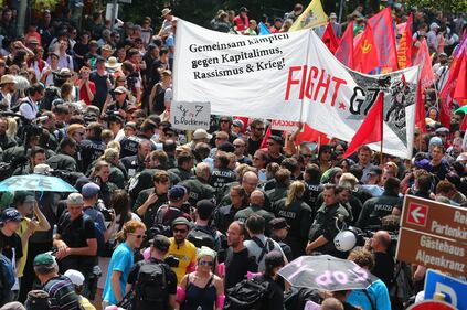 Germania, la contestazione anti G7 1