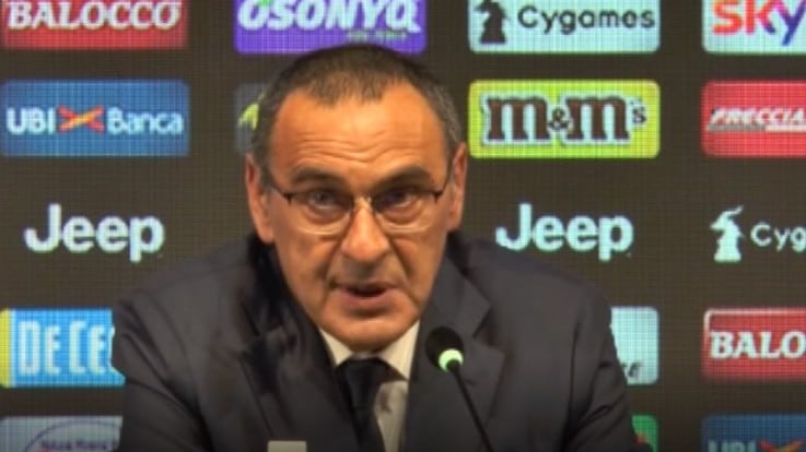 Sarri, gli occhi sulla Juve per il Napoli