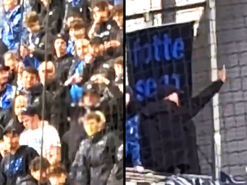 Saluto romano e gesto della scimmia, episodi di razzismo in Marsiglia-Atalanta: chi è il tifoso fermato